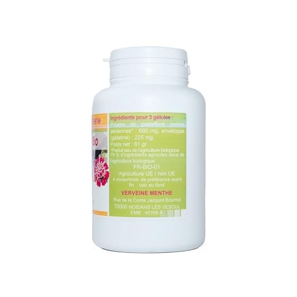 GELULES PASSIFLORE plante 200 gélules dosées à 230 mg poudre pure.