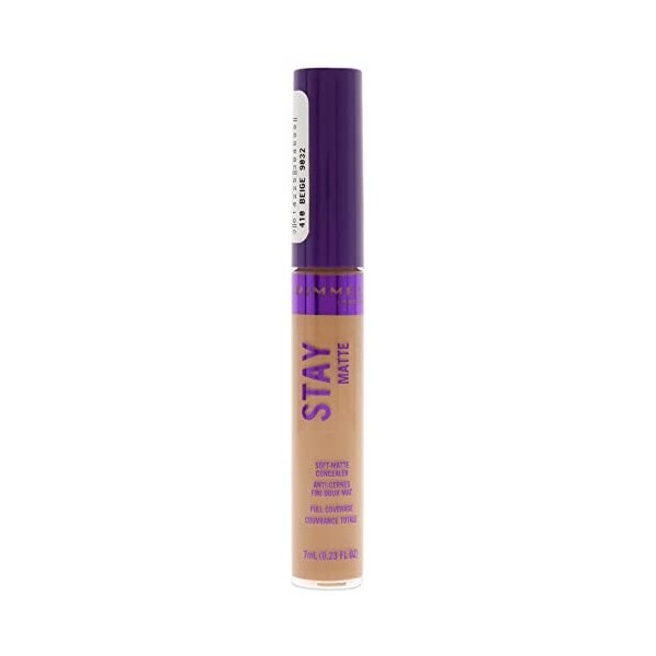 Rimmel London Stay Matte Concealer - 410 Beige For Women 0.23 oz Concealer Anti-cernes / Correcteurs