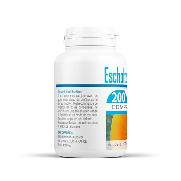 Escholtzia Bio - 300 mg - 200 comprimés