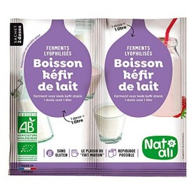 Natali - 2 Sachets Ferment Préparation Kéfir De Lait 6G - Vendu par unité