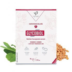 Yves Ponroy - Glycobiol - Soutien d’une glycémie normale - Fénugrec Chrome Café vert - 40 comprimés