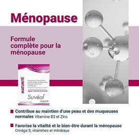Densmore - SUVEAL Maturité - Complément Alimentaire Ménopause - Vitalité et Bien Etre - Vitamine D, Vitamine C, Oméga 3, Vita