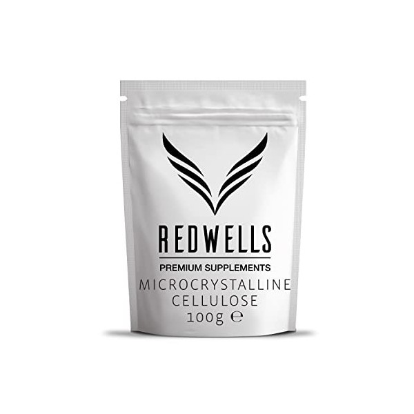 Poudre de cellulose microcristalline REDWELLS Tablet Excipients - 100 g Paquet