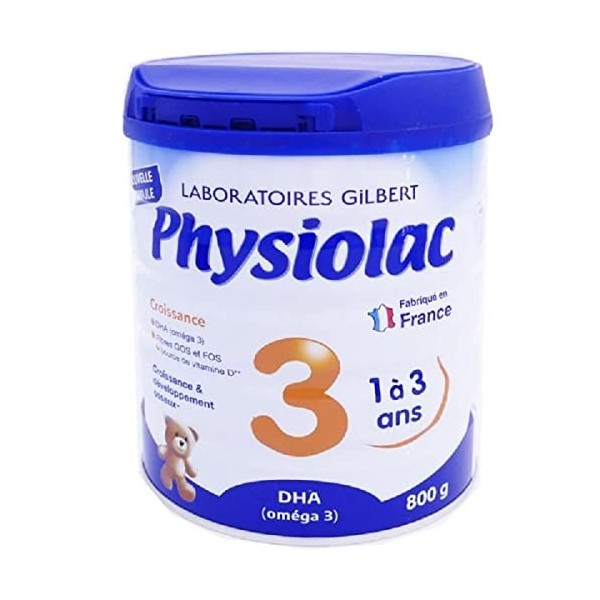 Physiolac Croissance 3 1 à 3 ans 800 g