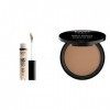 NYX PROFESSIONAL MAKEUP Anticernes/Correcteur - Cant Stop Wont Stop Contour Concealer - Light Ivory & Poudre Compacte Bronz