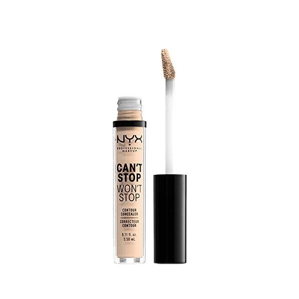 NYX PROFESSIONAL MAKEUP Anticernes/Correcteur - Cant Stop Wont Stop Contour Concealer - Light Ivory & Poudre Compacte Bronz