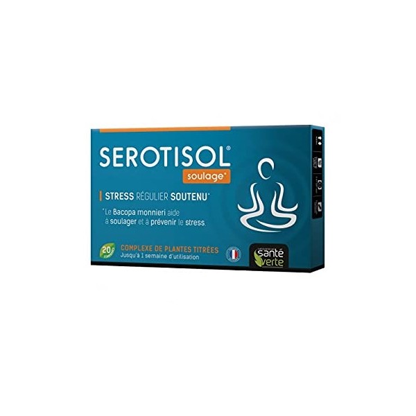 Santé Verte Sérotisol 20 Comprimés