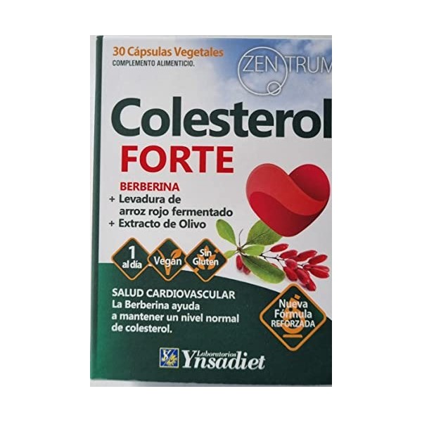 Ynsadiet Zentrum Colesterol Forte 30 Caps X 570 Mg