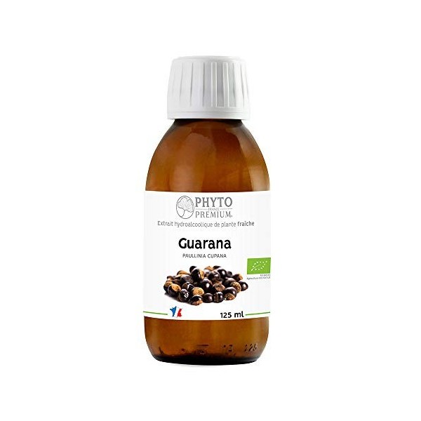 EXTRAIT HYDROALCOOLIQUE de GUARANA - Paullinia cupana BIO 