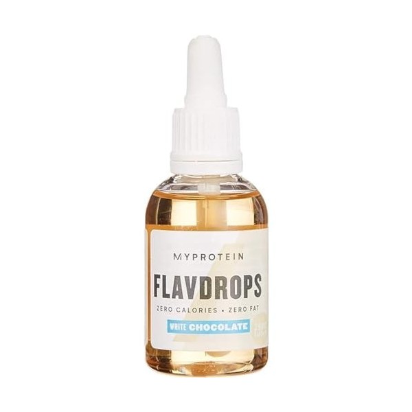 My Protein FlavDrops Aromatisation Liquide Saveur Chocolat Blanc 50 ml