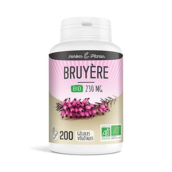 Herbes Et Plantes Bruyère Bio 200 Gélules Végétales 230 mg