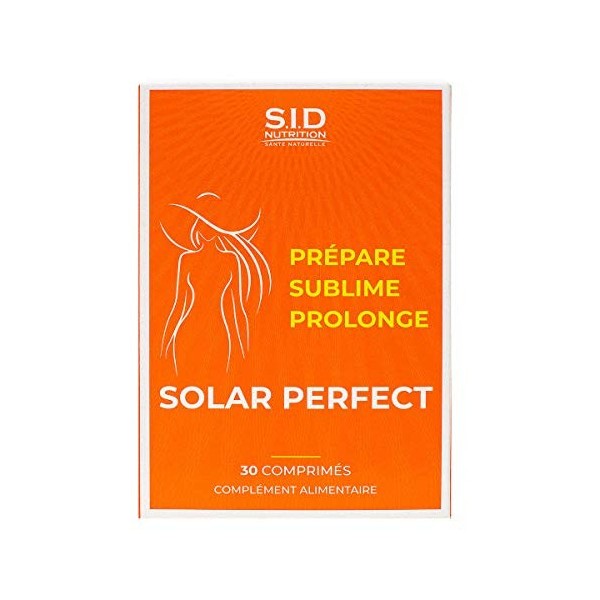 S.I.D Nutrition SolarPerfect 30 Comprimés