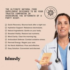 Rescue Me Hangover Lot de 5 suspensions