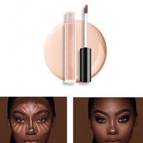 30g Liquid Concealer Waterproof Full Covering Lasting Hydratant Tip Concealer Portable Matte Matte for Women Under Eye Face M