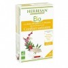 HERBESAN - CONFORT URINAIRE BIO - Reine des prés, Bruyère, Frêne, Cranberry - Fabrication française - 20 ampoules de 15 ml