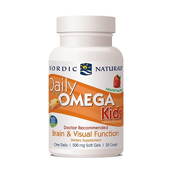 Nordic Naturals - Daily Omega Kids Natural Fruit Flavor 30 Chewable Gélules