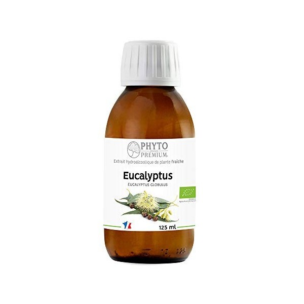 EXTRAIT HYDROALCOOLIQUE dEUCALYPTUS GLOBULEUX - Eucalyptus globulus BIO 