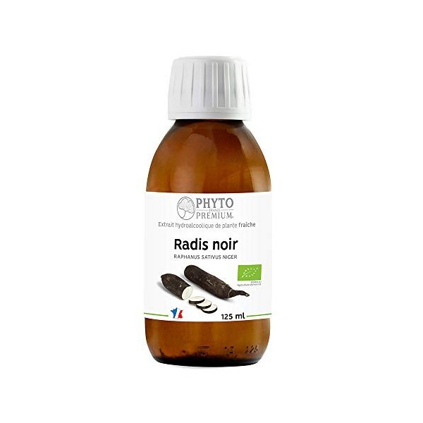 EXTRAIT HYDROALCOOLIQUE de RADIS NOIR - Raphanus niger BIO 