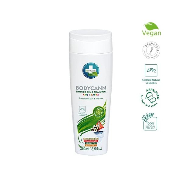 Bodycann Shampooing et gel 2 en 1 pour enfants