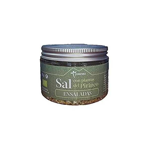 Josenea Pot de sel avec plantes salées bio 80 g – 300 g