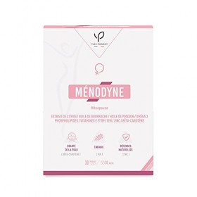 Ménopause - Ménodyne - complément alimentaire pour femme - sans Hormone - 30 Capsules - Fabriqué en France - Yves Ponroy