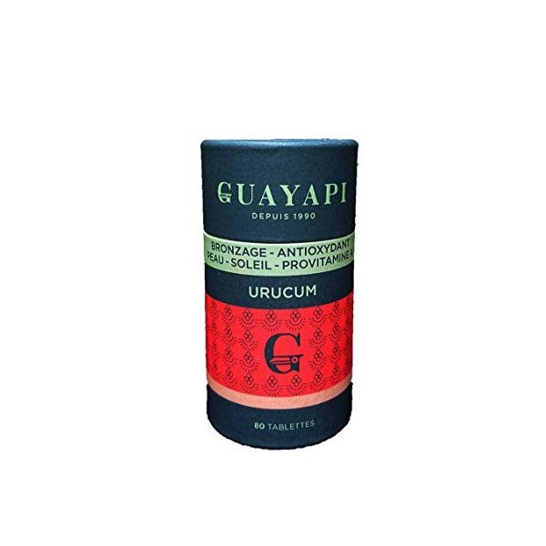 Guayapi - Complément Alimentaire - BIO, Urucum Tablettes 80 Tablettes de 600 mg