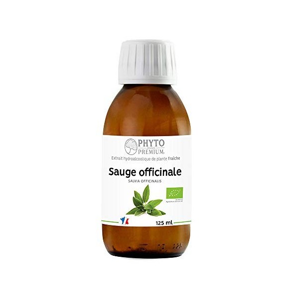 EXTRAIT HYDROALCOOLIQUE de SAUGE OFFICINALE - Salvia officinalis - BIO 