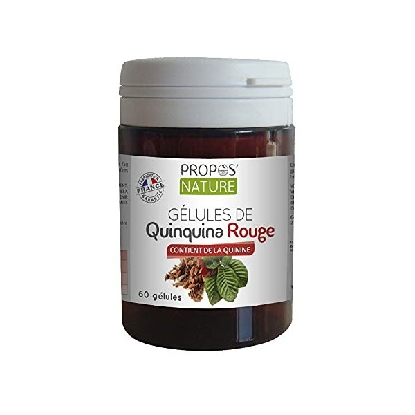 ProposNature - Gélules Quinquina Rouge - 60 gélules - 100% naturel - fabriqué en France