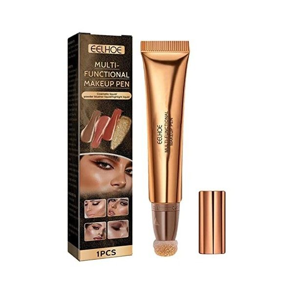 Contours Wand Smooth Creamy Matte Finish Liquid Contours Stick Avec Applicateur De Coussin Doux Correcteur De Visage Liquide 