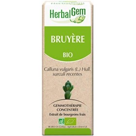 Pranarôm HERBALGEM - Macérât-Mère - Bruyère Bio - Complément Alimentaire Gemmothérapie Concentrée - Extrait De Bourgeon Frais