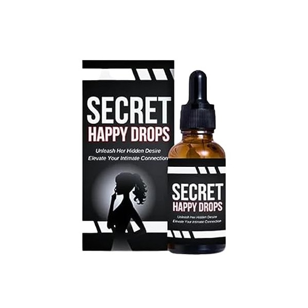 Secret Happy Drops, PleasurePeak Oral Drops, Enhancing Sensitivity And Pleasure, Happy Hormones Drops for Women, Boost Energy