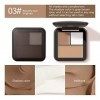 Palettes de contouring anti-cernes Mattes Glitter Face Brightening Concealer Nose Shadow Shadow Creams 3 palettes de contouri