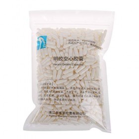 LLLucky 0 Capsules de gélatine vides-Capsules Express Capsules de Pilule vides-Remplissage de Capsules de Bricolage-Gélules 