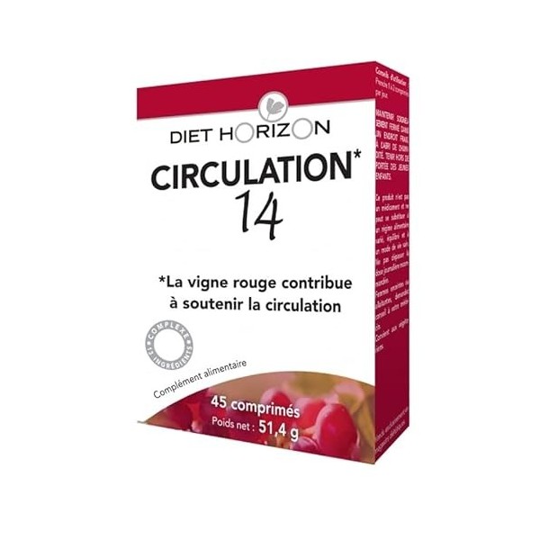 Diet Horizon - Circulation14 45 Comprimes Diet Horizon