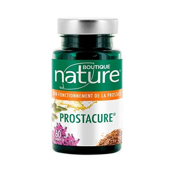 Boutique Nature - Complément Alimentaire - Prostacure - 60 Capsules Marines - Contribue au bon fonctionnement de la prostate