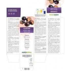 Guarana Paullinia cupana graines Teinture Mère sans alcool Naturalma | Extrait liquide gouttes 120 ml | Complément alimenta