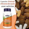 Now Foods, Willow Bark Extract Extrait dÉcorce de Saule , 400mg, 100 Capsules végétaliennes, Testé en Laboratoire, Sans Soj