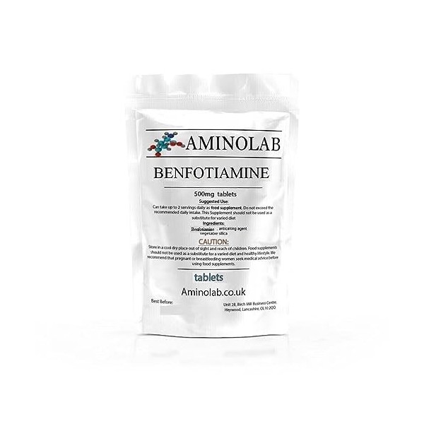 Aminolab - BENFOTIAMINE 500mg 120 Comprimés