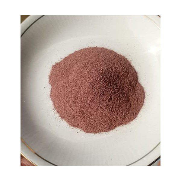 Jaspe rouge naturel - Poudre fine concassée - 150 carats / 30 g - Parfaite pour la peinture, les incrustations, lart minéral