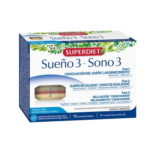 Superdiet Superdiet Doux 3 couches 15 Comp Superdiet 100 ml