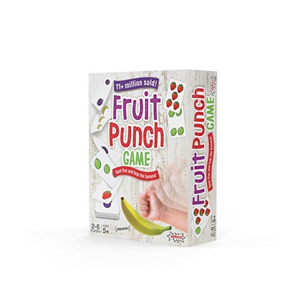 AMIGO Fruit Punch Kids Card Game with A Squeaky Banana!