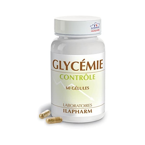 Laboratoires Ilapharm - GLYCEMIE CONTRÔLE - Maintien de la glycémie - Flacon de 60 gélules