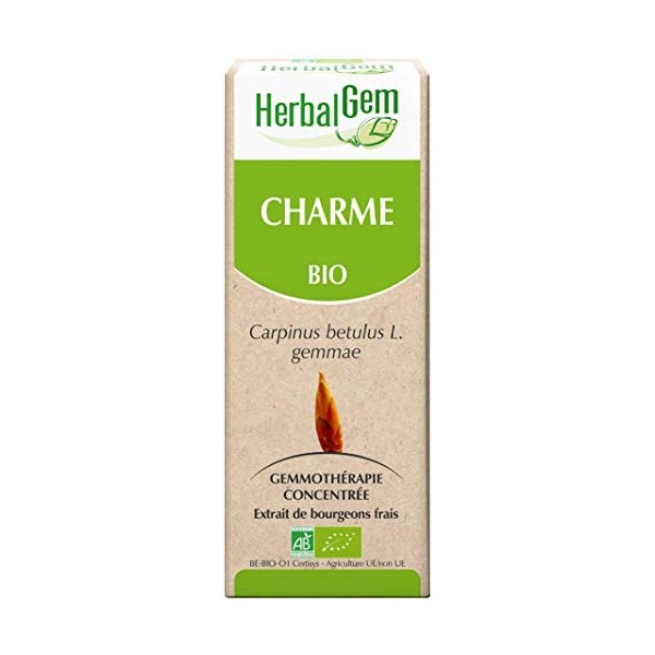 HERBALGEM - Macérât-Mère - Charme Bio - Complément Alimentaire Gemmothérapie Concentrée - Extrait De Bourgeon Frais - Pour Vo