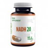 NADH 20mg 60 gélules végétales, Testé par un Laboratoire tiers, sans gluten ni OGM
