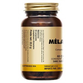 Solgar Mélatonine 1mg - Sommeil - Facilite lendormissement - Atténue les effets du décalage horaire - Complément Alimentaire