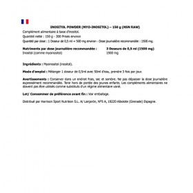Inositol en poudre de HSN | Vitamine B8 | 100% Naturelle | Pour le SOP Syndrome des Ovaires Polykystiques | Utiliser pour l