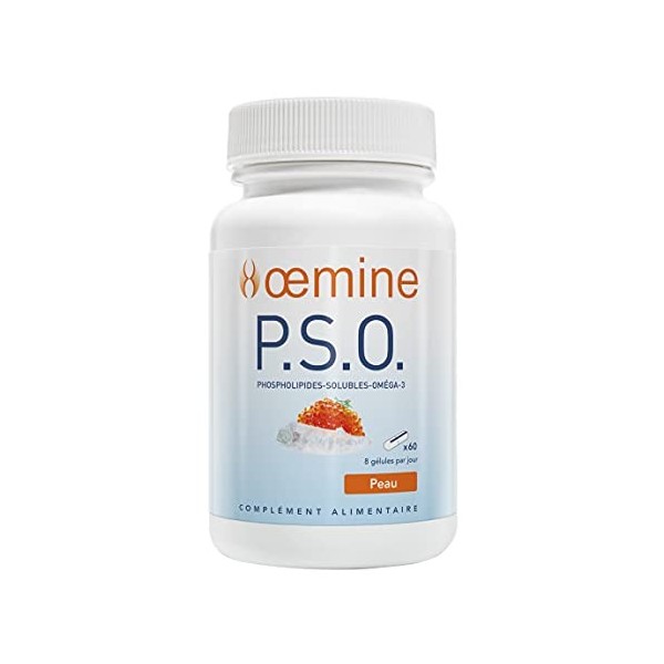 Oemine PSO lécithine marine phospholipides 60 Gélules