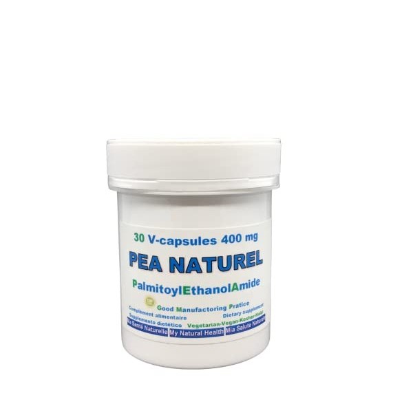 Ma Santé Naturelle PEA Naturel Palmitoyléthanolamide micronisé de qualité supérieure - 30 gélules végétales dosage pour 10 j