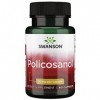 Swanson, Policosanol, 20mg, Extrait de Canne à Sucre, 60 Capsules, Hautement Dosé, Testé en Laboratoire, Sans Gluten, Sans So