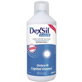 Dexsil Osteo+ - Complément Alimentaire pour Maintenir la Santé Osseuse - A Base de Silicium Organique Bio-activé, Calcium, Vi